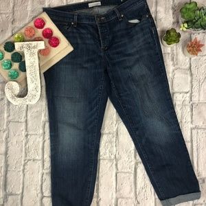 Loft Boyfriend Jeans w/Button Fly - Size 12